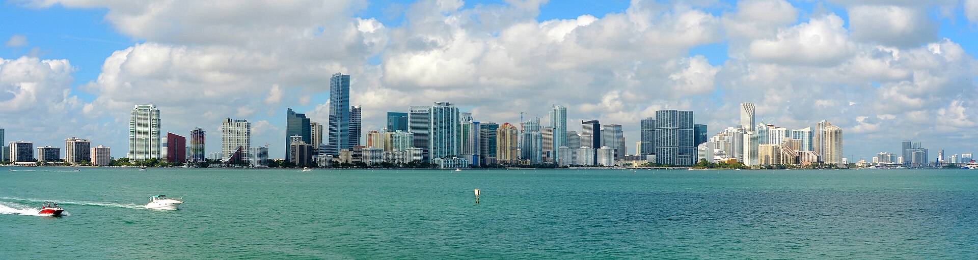 Downtown Miami across Biscayne Bay
