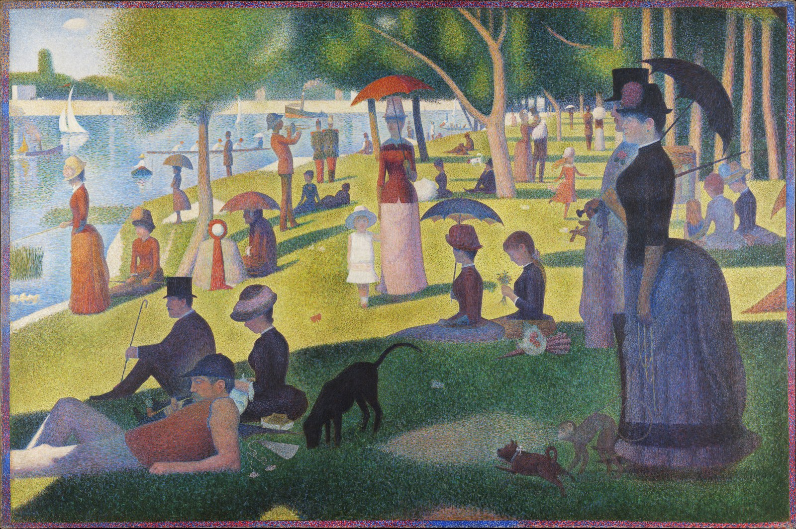 Seurat, A Sunday on La Grande Jatte — 1884