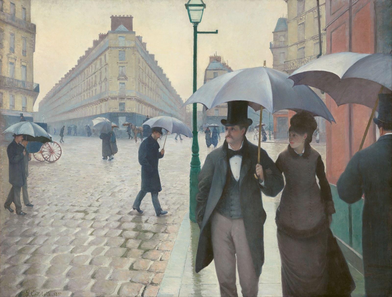 Caillebotte, Paris Street; Rainy Day