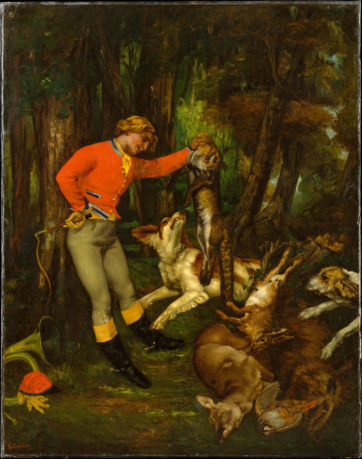 Courbet, After the Hunt