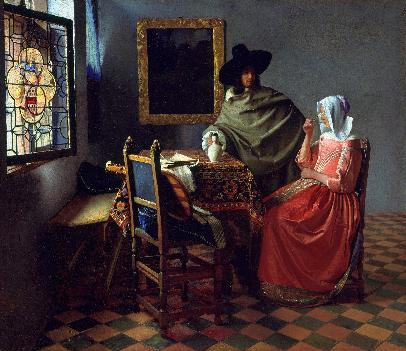 Vermeer, The Glass of Wine