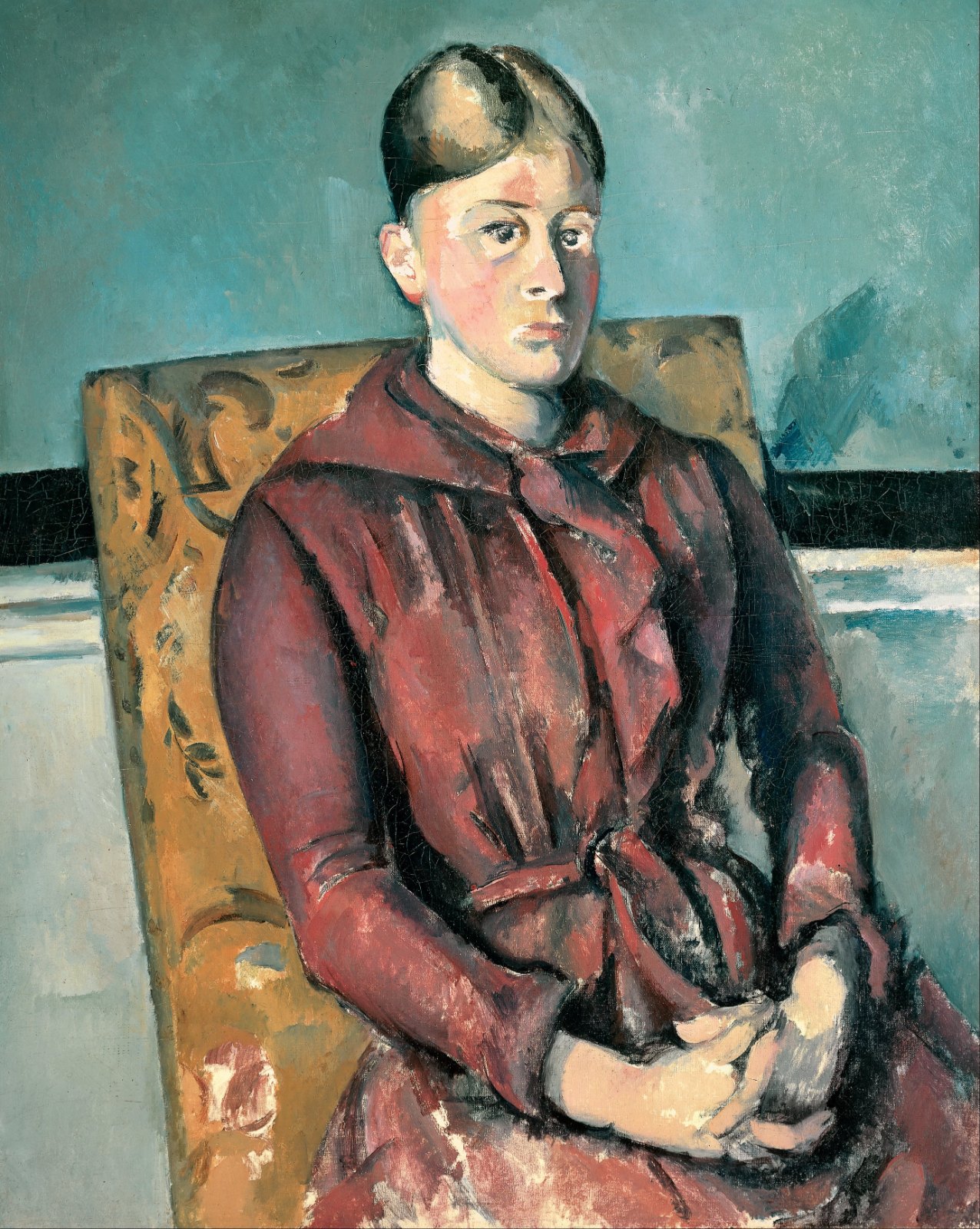 Cézanne, Madame Cézanne in a Yellow Chair