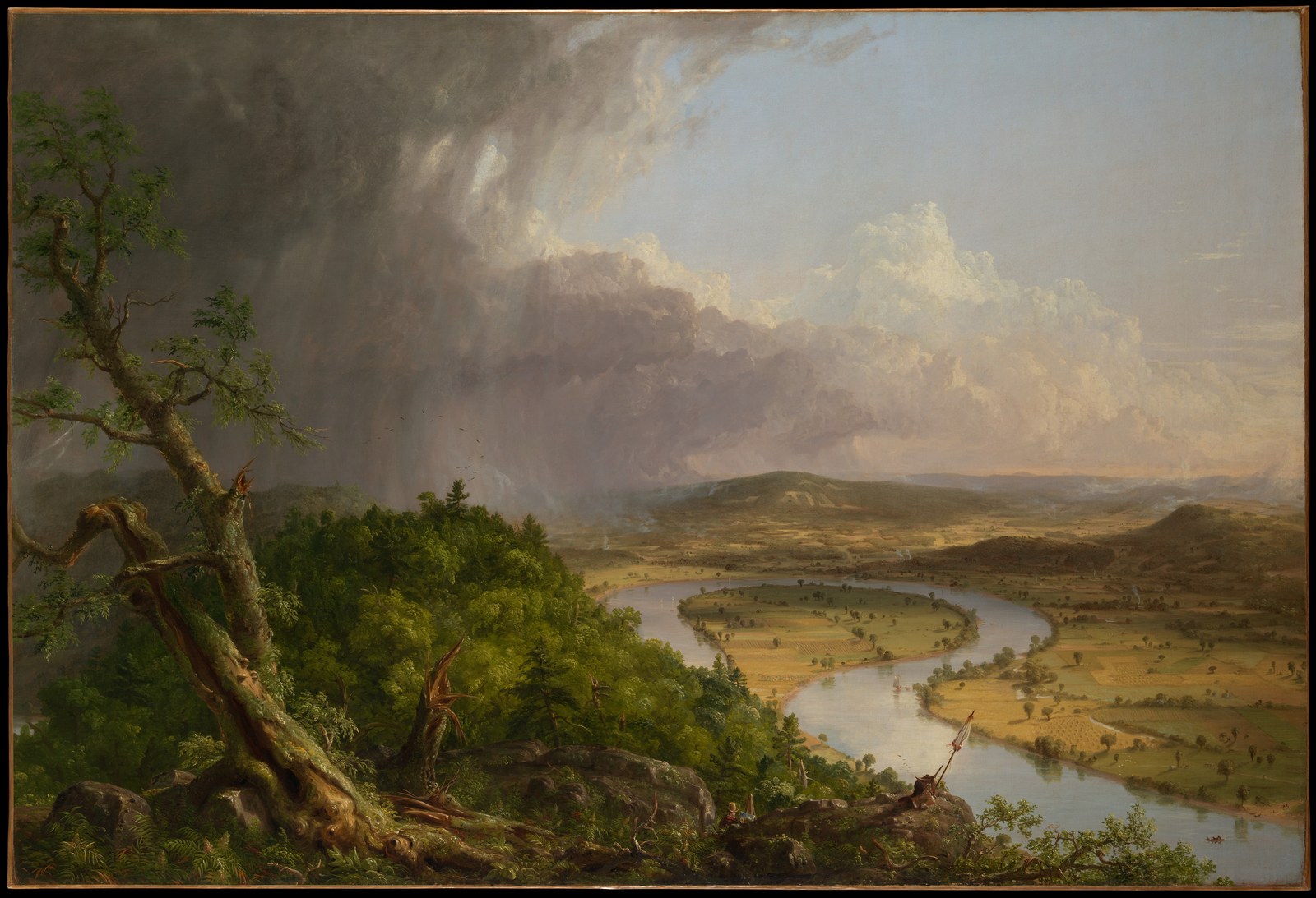 Cole, View from Mount Holyoke, Northampton, Massachusetts, after a Thu